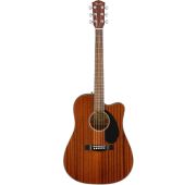 Fender CD-60SCE All Mahogany электроакустическая гитара, красное дерево