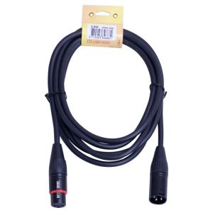 Superlux CFM2.5FM балансный сигнальный кабель, 2,5 м, XLR3F - XLR3M, сечение проводников 0,13 мм