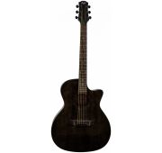 Flight GA-150 BK акустическая гитара, цвет прозрачный чёрный