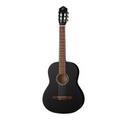Ortega RST5MBK Student Series классическая гитара, размер 4/4, черная, матовая