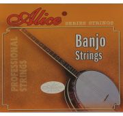 Alice AJ04 Комплект струн для банджо, сталь/медь, 009-030
