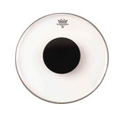 Remo Controlled Sound Clear Top Black Dot 13