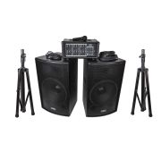 Soundking ZH0602D15LS Комплект акустической системы, микшер, микрофон, кабели, 2х250Вт