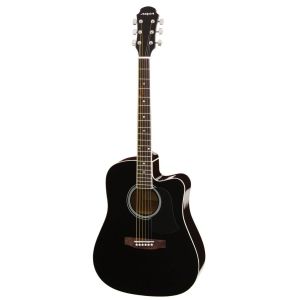 Aria AWN-15CE BK электроакустическая гитара, цвет черный