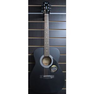 Cort AF510 BKS акустическая гитара, цвет черный матовый