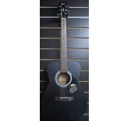 Cort AF510 BKS акустическая гитара, цвет черный матовый