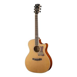Cort GA5F-BW NS Grand Regal Series электроакустическая гитара, с вырезом, цвет натуральный