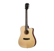 Foix ZD-83CM-NA акустическая гитара, с вырезом, цвет натуральный