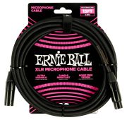 Ernie Ball 6391 кабель микрофонный, оплетеный, XLR - XLR, 4,57 м, черный