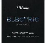 Veston E 0942 струны для электрогитары, натяжение Super Light