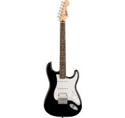 Fender Squier Bullet Stratocaster HSS HT Black электрогитара, цвет черный