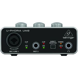 Behringer U-Phoria UM2 USB Аудио интерфейс