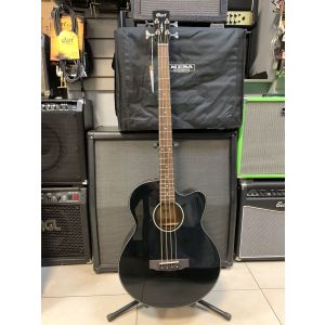 Cort AB850F BK Acoustic Bass Series электроакустическая бас-гитара, с вырезом, черная УЦЕНКА