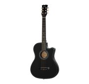 Foix FFG-1038BK акустическая гитара, черная, с вырезом