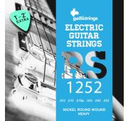 Galli RS1252 Комплект струн для 6-струнной электрогитары, натяжение Heavy, 012-052