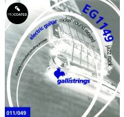 Galli EG1149 Комплект струн для 6-струнной электрогитары, никель, jazz rock