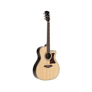 Parkwood GA88-FP NAT электроакустическая гитара, с вырезом, цвет натуральный, с чехлом