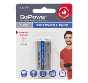 GoPower 00-00017863 Super Power Alkaline Элемент питания Крона 6LR61 9В, щелочной
