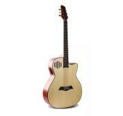 Smiger LG-05 акустическая гитара 4/4, с вырезом, Natural матовый лак
