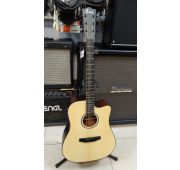 Foix ZD-83CM-NA TA трансакустическая гитара, с вырезом, цвет натуральный