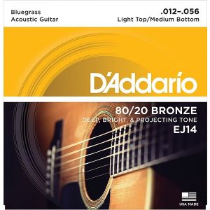 D'Addario EJ14 BRONZE 80/20 Струны для акустической гитары 12-56