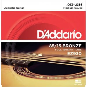 D'Addario EZ930 AMERICAN BRONZE 85/15 Струны для акустической гитары Medium 13-56