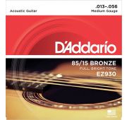 D'Addario EZ930 AMERICAN BRONZE 85/15 Струны для акустической гитары Medium 13-56