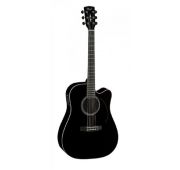 Cort MR710F BLK электроакустическая гитара, с вырезом, цвет черный
