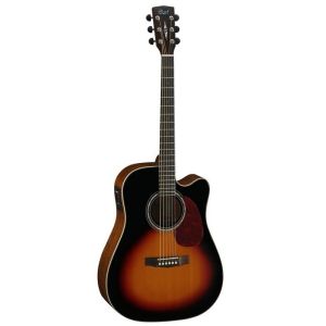 Cort MR710F SB электроакустическая гитара, с вырезом, цвет санберст