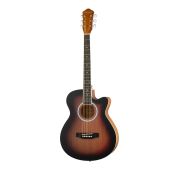 Naranda HS-4040-MAS Акустическая гитара, с вырезом, красный санберст