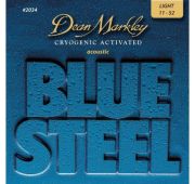 Dean Markley DM2034 Blue Steel Комплект струн для акустической гитары, латунь, 11-52