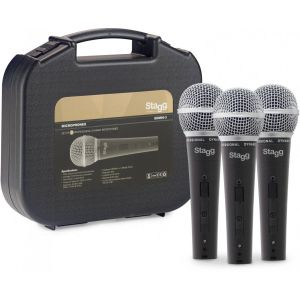Stagg SDM50-3 комплект из 3-х микрофонов с картриджем DC78