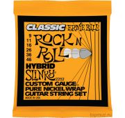 Ernie Ball 2252 струны для эл.гитары Classic Pure Nickel Hybrid Slinky (9-11-16-26-36-46)