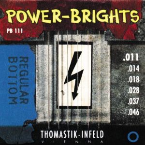 Thomastik PB111 Power-Brights Regular Bottom Комплект струн для электрогитары, 11-46