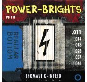 Thomastik PB111 Power-Brights Regular Bottom Комплект струн для электрогитары, 11-46
