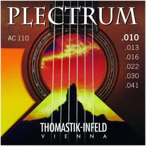 Thomastik AC110 Plectrum Комплект струн для акустической гитары, сталь/бронза, 010-041