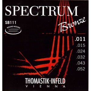 Thomastik SB111 Spectrum Bronze Комплект струн для акустической гитары, сталь/бронза, 011-052