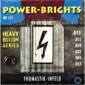 Thomastik RP111 Power-Brights Heavy Bottom Комплект струн для электрогитары, 11-53
