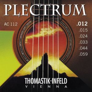 Thomastik AC112 Plectrum Комплект струн для акустической гитары, сталь/бронза, 012-059