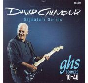 GHS David Gilmour Blue Signature набор струн для электрогитары, никелированная сталь, 10-48