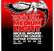 Ernie Ball 2206 струны для эл.гитары Nickel Wound Medium Light (12-16-24w-32-44-54)