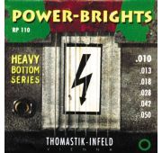 Thomastik RP110 Power-Brights Heavy Bottom Комплект струн для электрогитары, 10-50