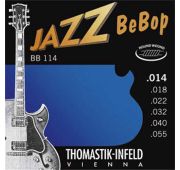 Thomastik BB114 Jazz BeBob Комплект струн для электрогитары, Medium, сталь/никель, 14-55