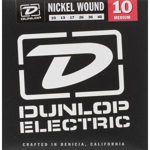 Dunlop DEN1046 комплект струн для электрогитары, никелированные, Medium, 10-46