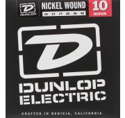 Dunlop DEN1046 комплект струн для электрогитары, никелированные, Medium, 10-46