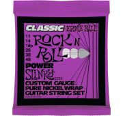 Ernie Ball 2250 струны для эл.гитары Classic Pure Nickel Power Slinky (11-14-18p-28-38-48)
