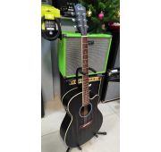 Sevillia IWC-235 MTBK TA трансакустическая гитара с вырезом, цвет черный