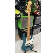 Fender Standard Jazz Bass Mexico Tint LPB/M бас-гитара, цвет голубой Lake Placid Blue, Мексика USED
