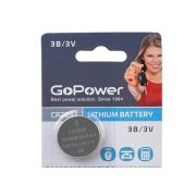 GoPower 00-00015603 Элемент питания CR2032 литиевый 3В