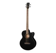 Cort AB850F BK Acoustic Bass Series электроакустическая бас-гитара, с вырезом, черная